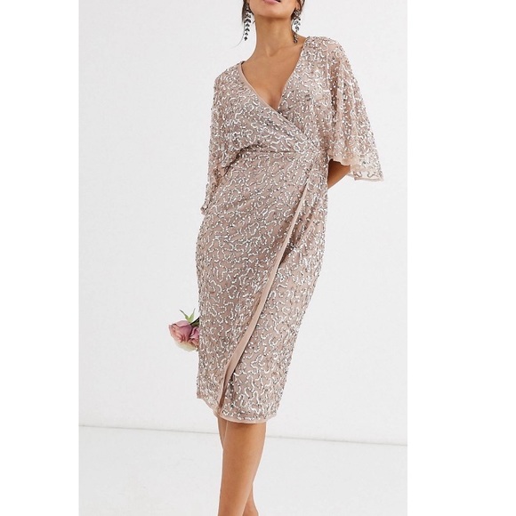 ASOS maya sequin bridesmaid dress 2 - Picture 2 of 7